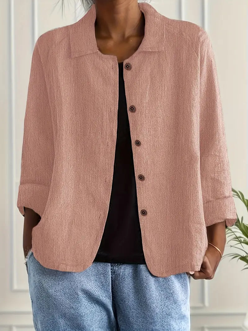 Zara │ Women's Lightweight Button Front Casual Jacket