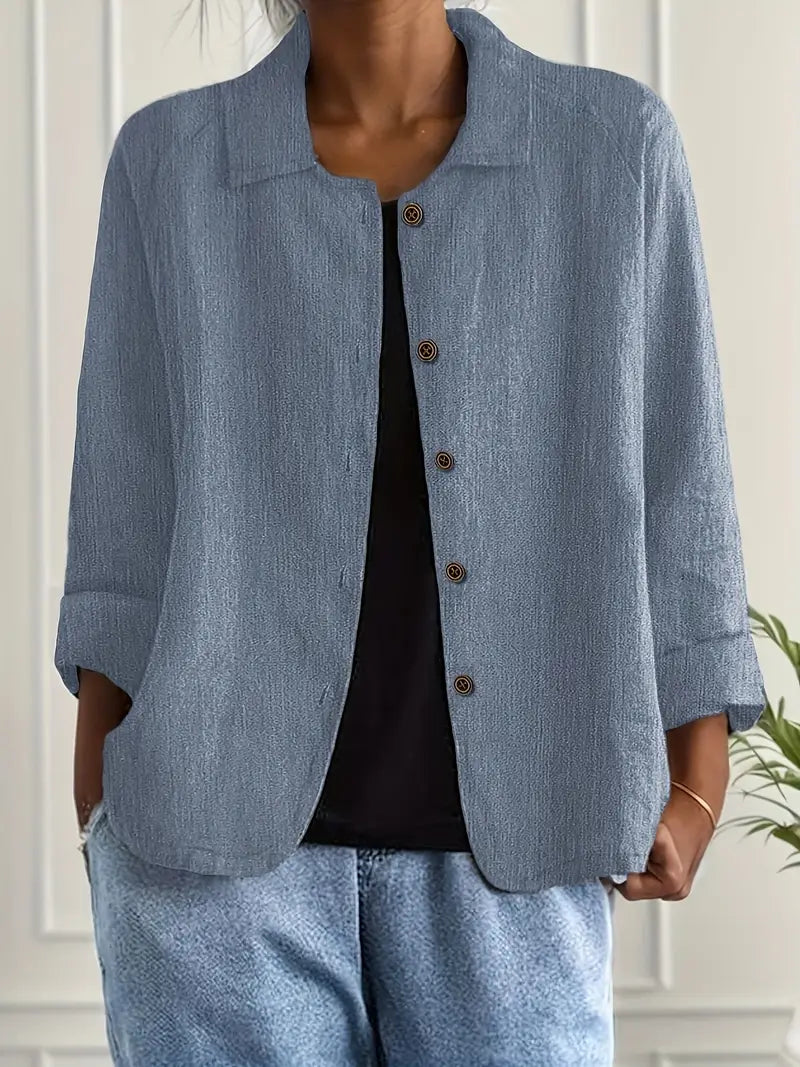 Zara │ Women's Lightweight Button Front Casual Jacket