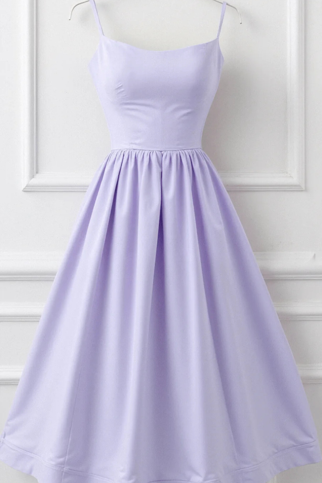 Rosalind │ Women's A-Line Midi Wedding Guest Dress With Structured Bodice