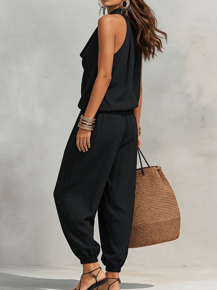 Sienna | Women's Cowl Halterneck Balloon Leg Co-ord Set