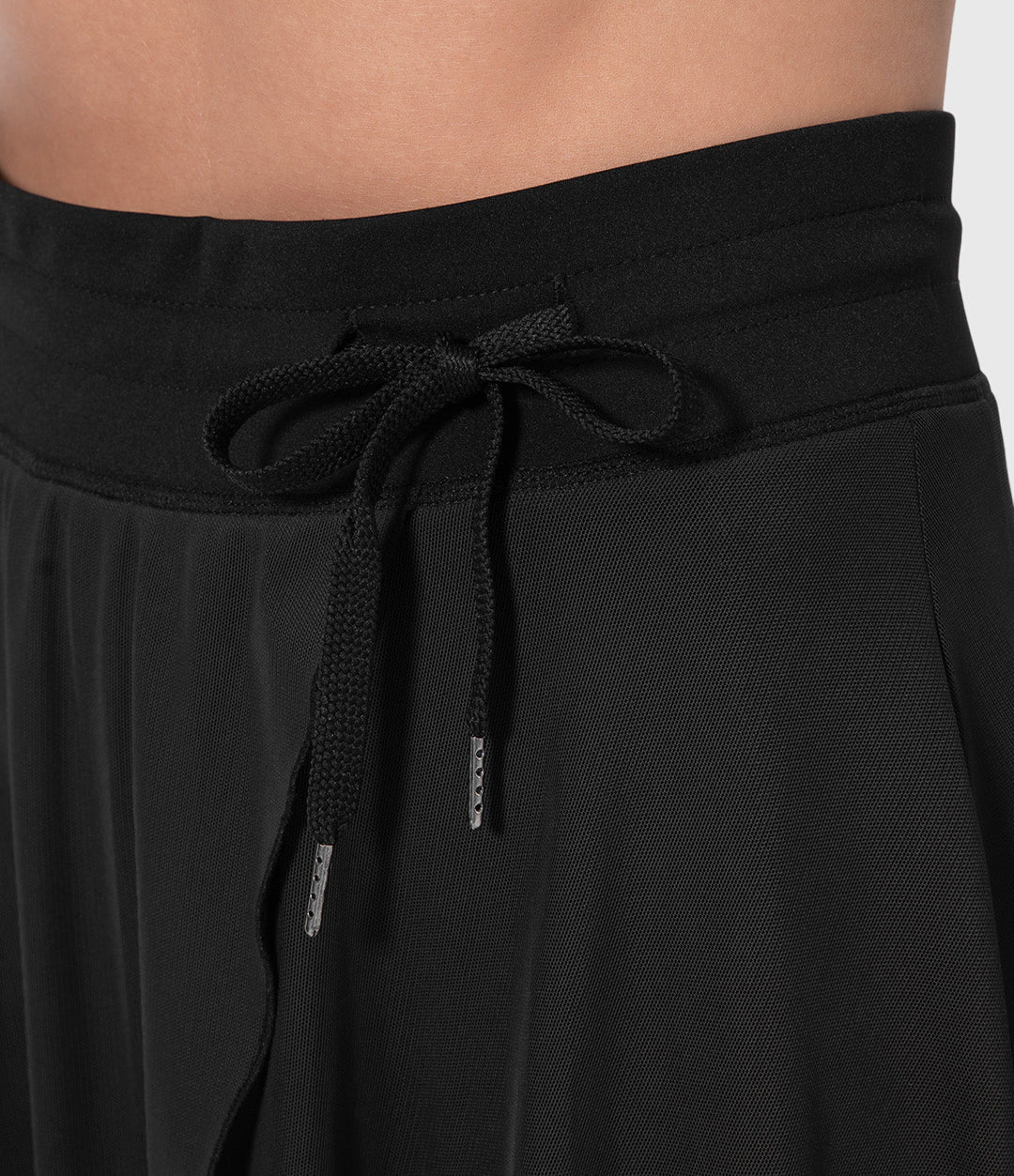 Arabella │ Women's High Waist Two-Layer Midi Skirt
