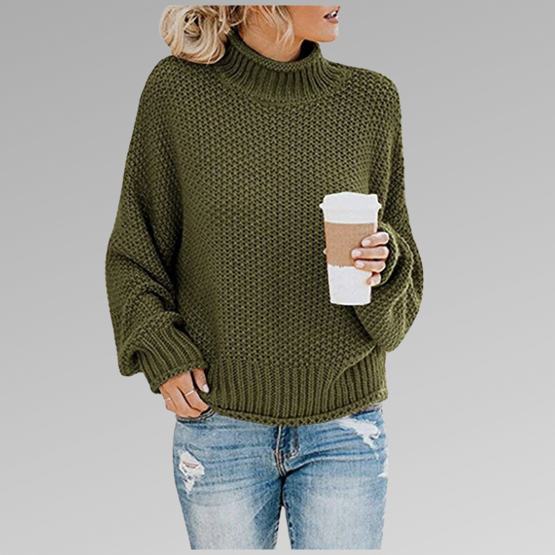 Grace │ Women's High Neck Jumper