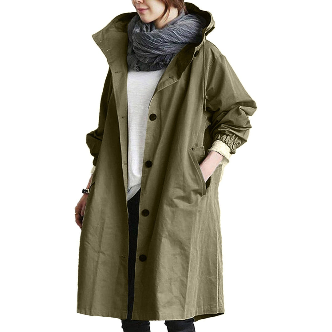 Beatrice │ Women's Waterproof Longline Hooded Trench Coat