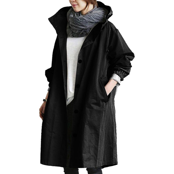 Beatrice │ Women's Waterproof Longline Hooded Trench Coat