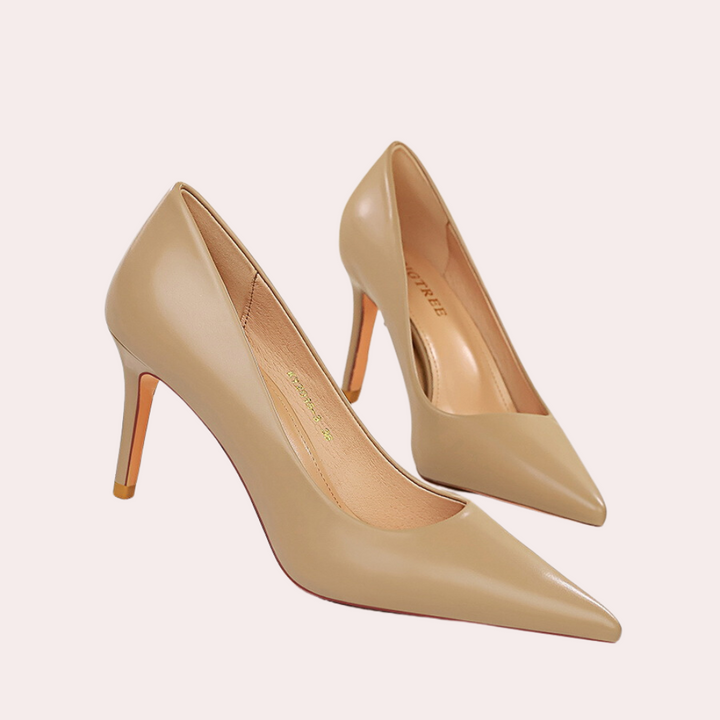 Lydia │ Women's Pointed Toe Slingback Court Shoes