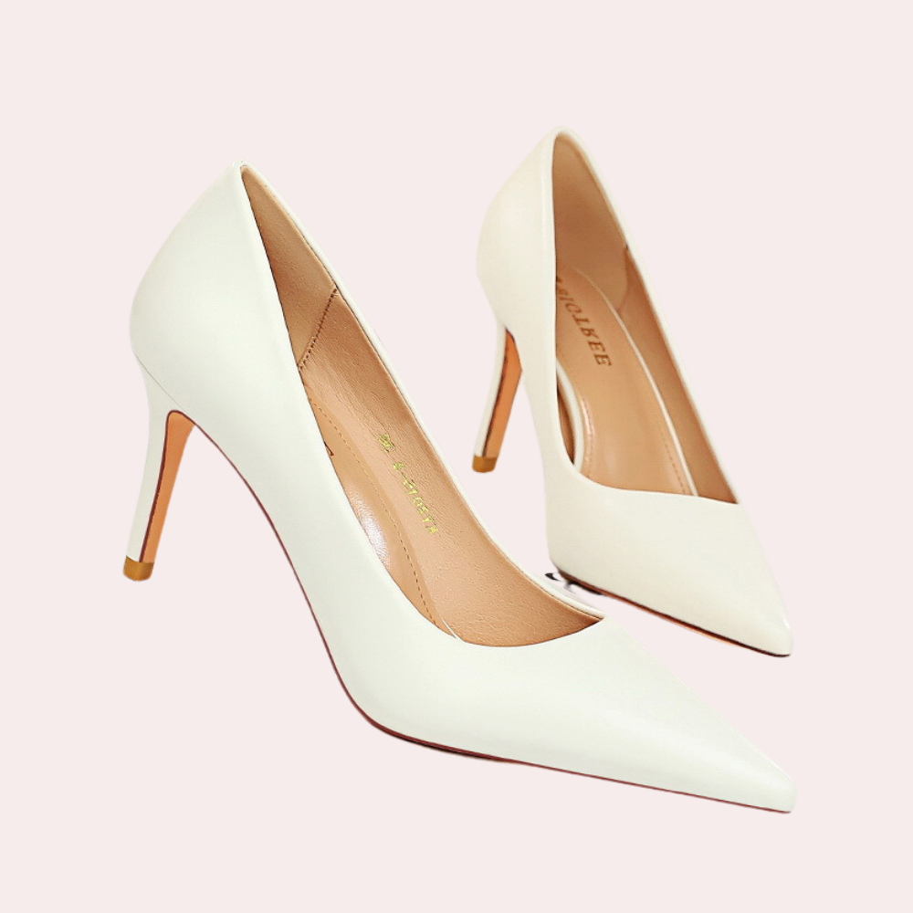 Lydia │ Women's Pointed Toe Slingback Court Shoes