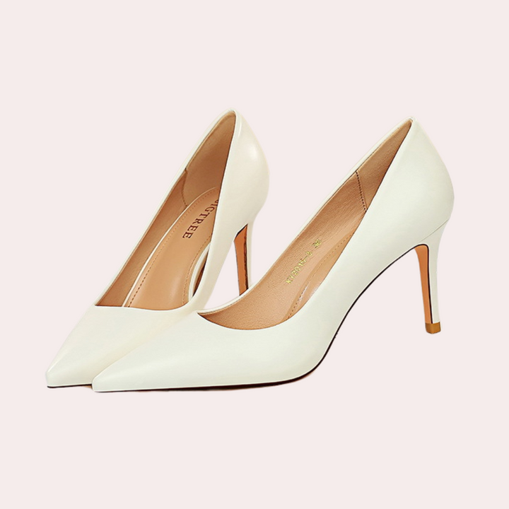 Lydia │ Women's Pointed Toe Slingback Court Shoes