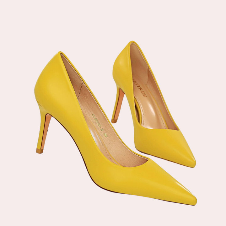 Lydia │ Women's Pointed Toe Slingback Court Shoes