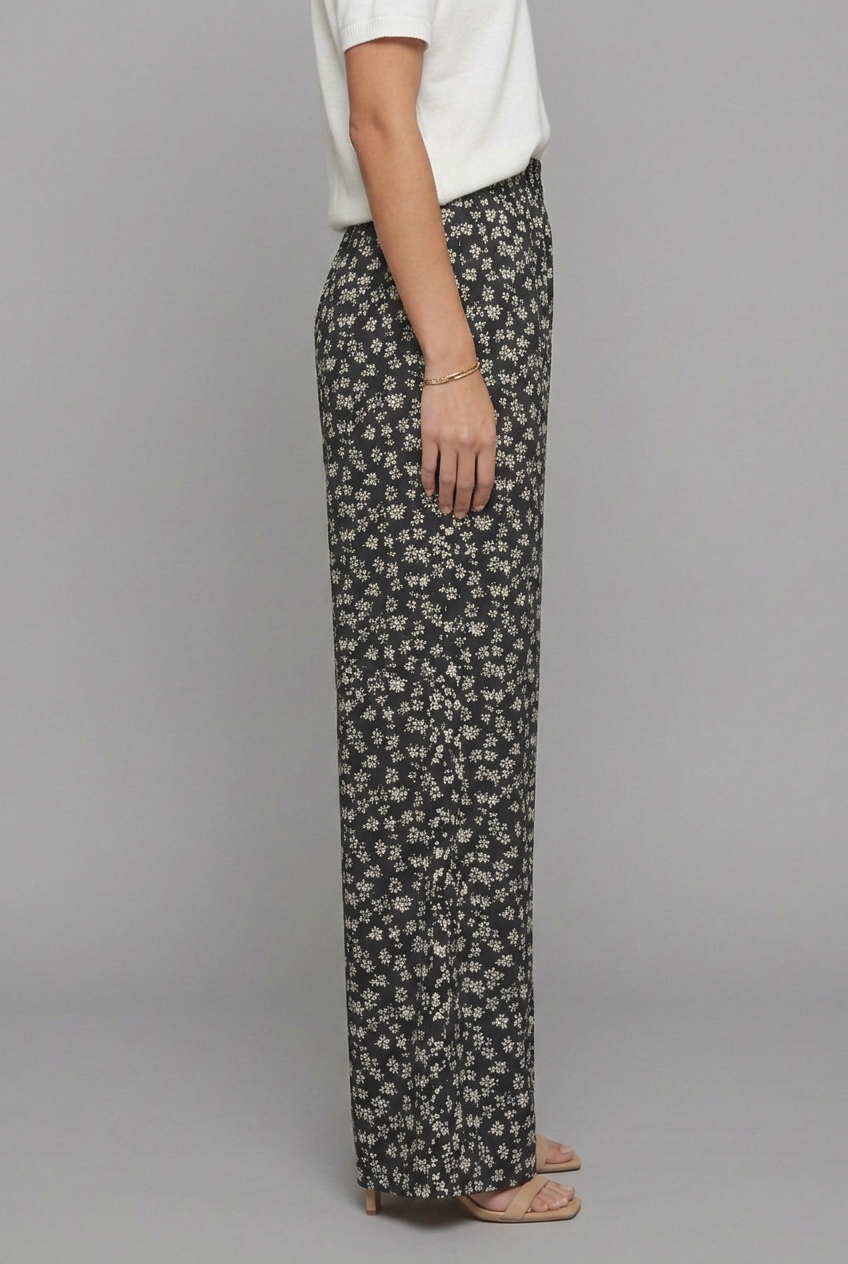 Claudia │ Women's High Waist Wide Leg Trousers