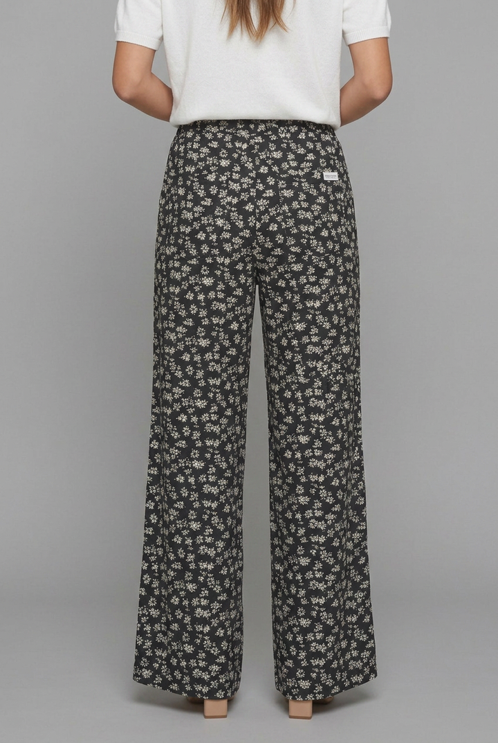 Claudia │ Women's High Waist Wide Leg Trousers