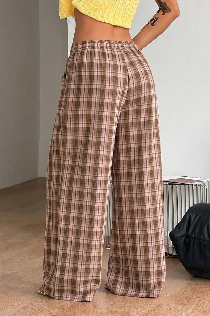 Vera │ Women's Wide Leg Drawstring Waist Trousers