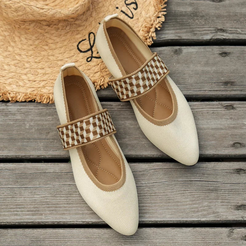 Eleanor │ Women's Pointed Toe Slingback Court Shoes