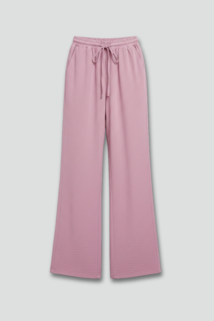 Dorothy │ Women's Wide Leg Palazzo Trousers With Drawstring Waist