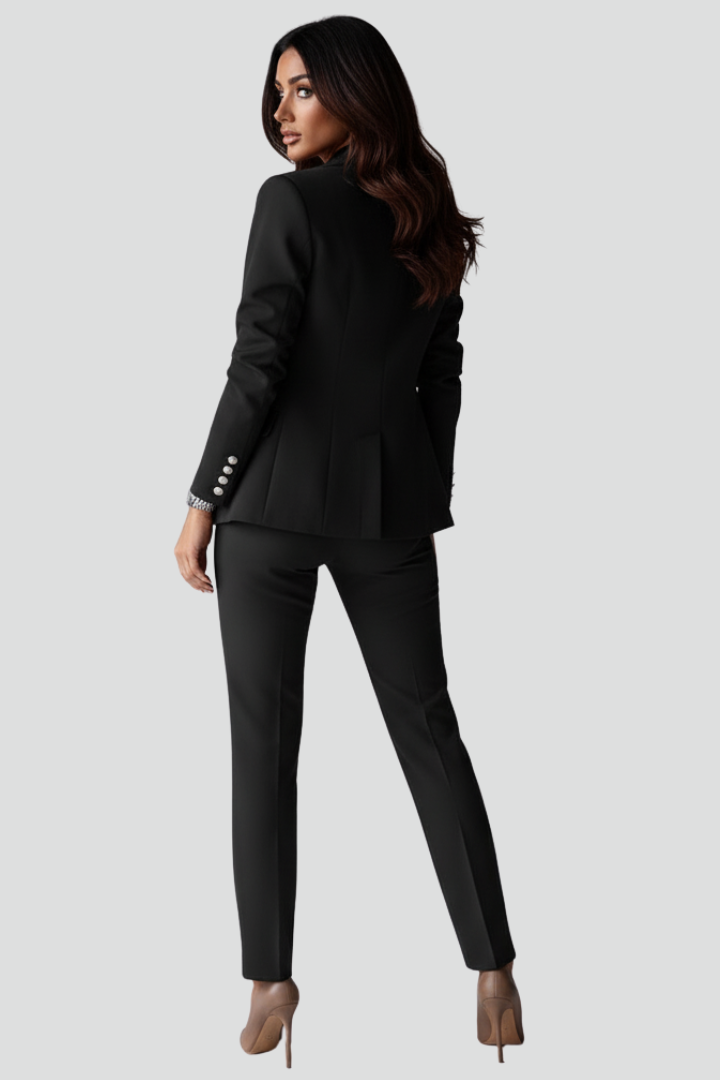 Emma │ Women's Two-Piece Tailored Blazer And Trouser Set