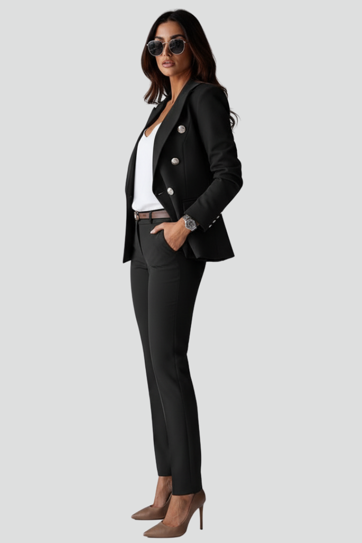 Emma │ Women's Two-Piece Tailored Blazer And Trouser Set
