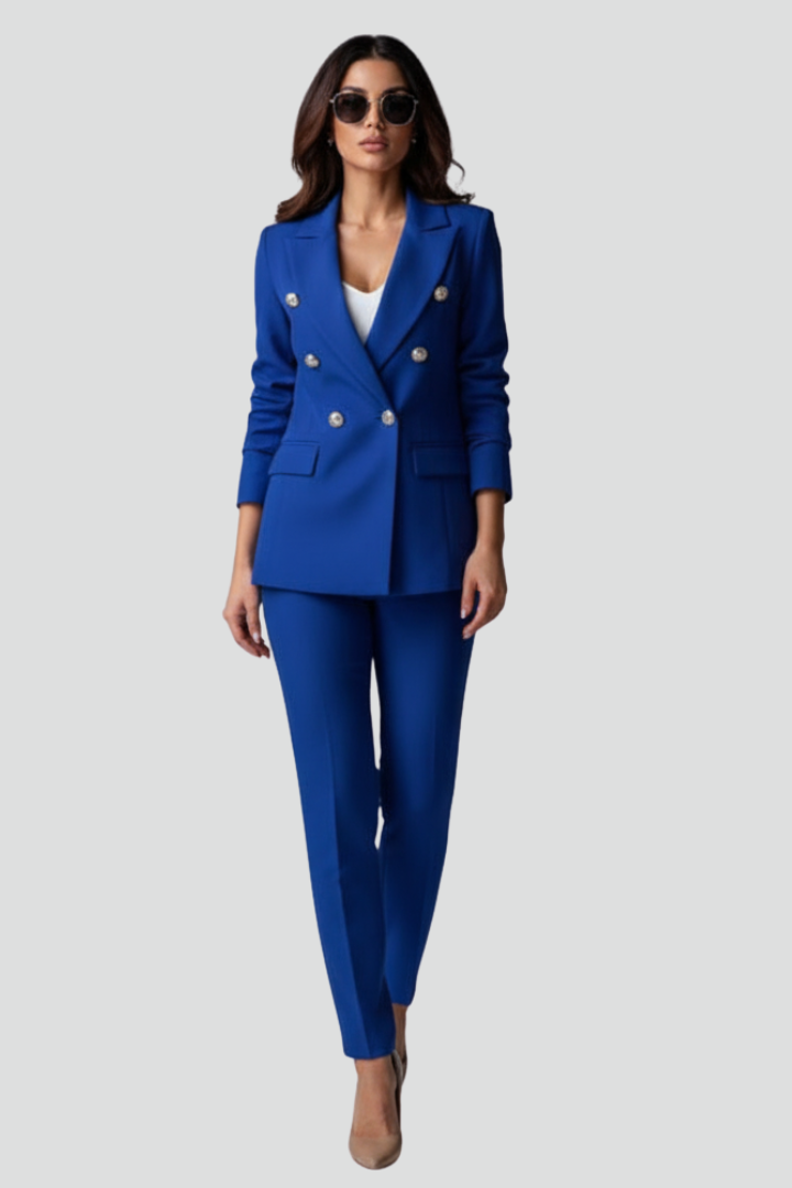 Emma │ Women's Two-Piece Tailored Blazer And Trouser Set