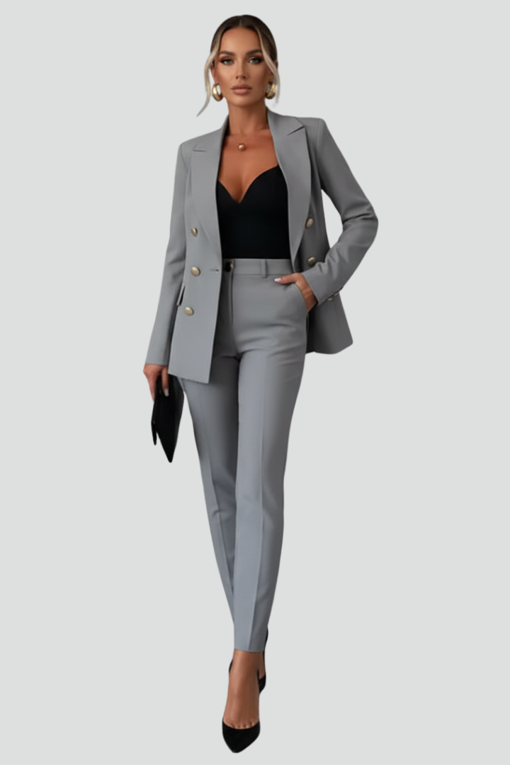 Emma │ Women's Two-Piece Tailored Blazer And Trouser Set