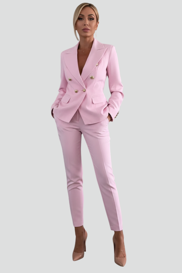 Emma │ Women's Two-Piece Tailored Blazer And Trouser Set