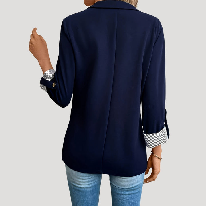 Josephine │ Women's Single Breasted Tailored Blazer With Roll Up Sleeves