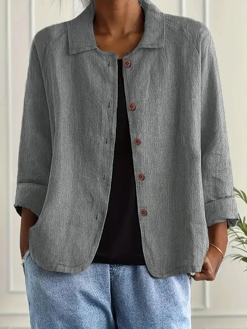 Zara │ Women's Lightweight Button Front Casual Jacket