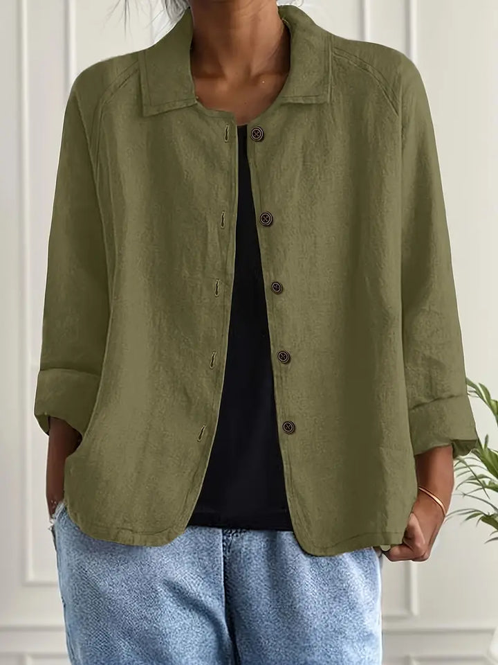 Zara │ Women's Lightweight Button Front Casual Jacket