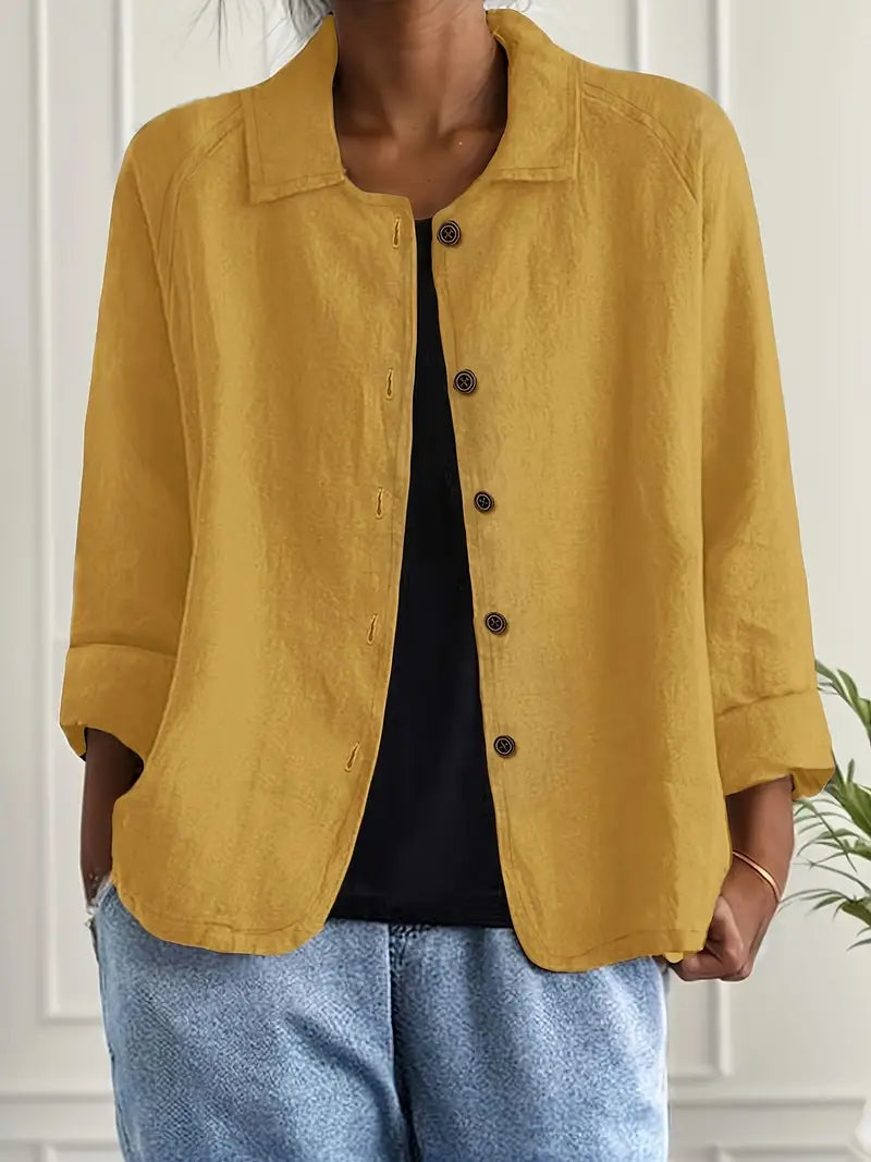 Zara │ Women's Lightweight Button Front Casual Jacket