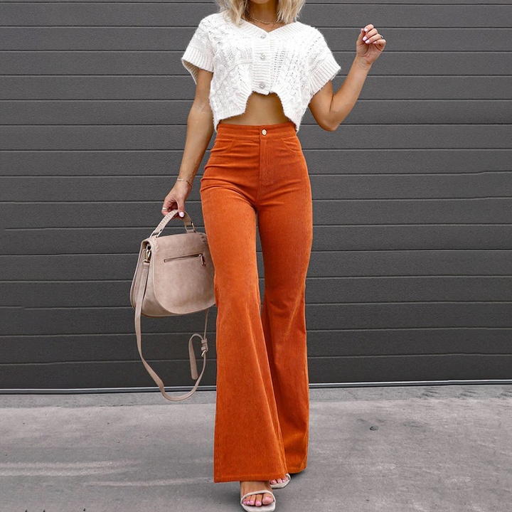 Beatrice │ Women's High-Rise Flared Trousers