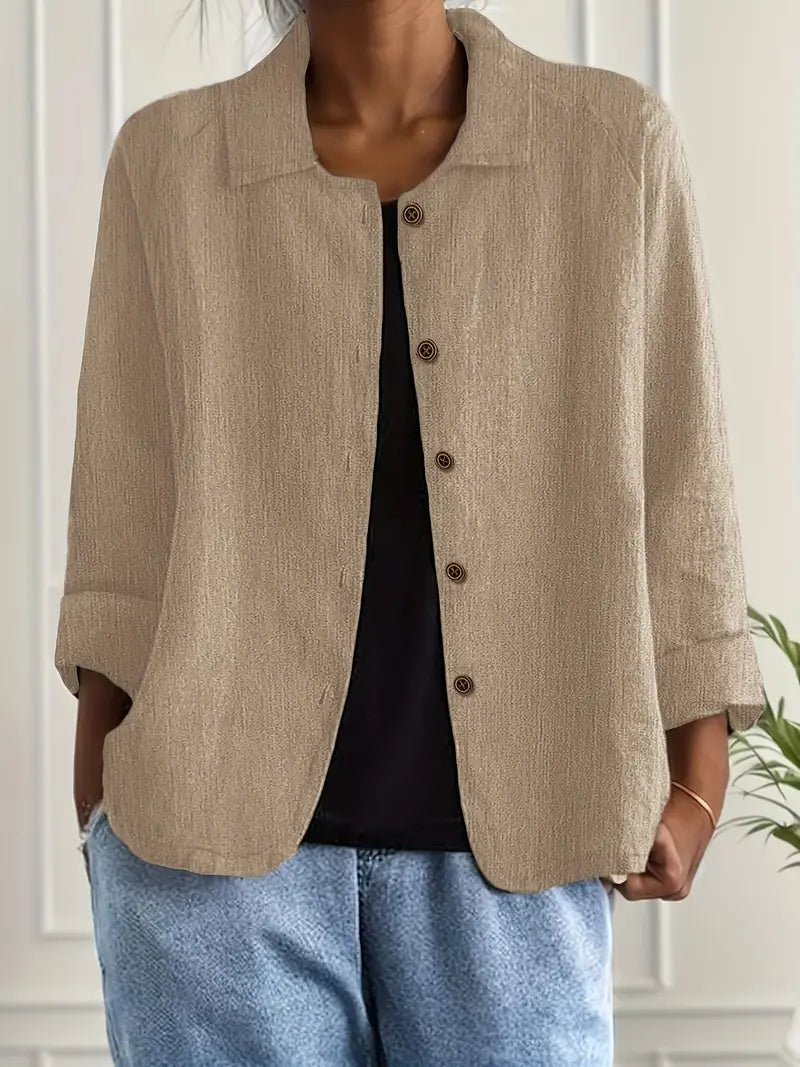 Zara │ Women's Lightweight Button Front Casual Jacket