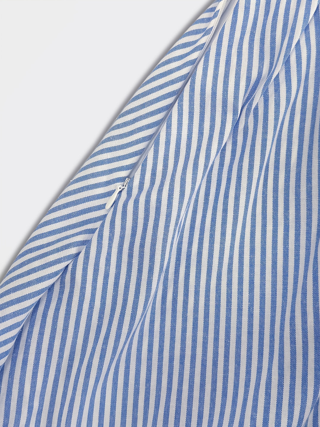 Winifred │ Women's Stripe Print Collar Button Front Tie Waist Maxi Shirt Dress