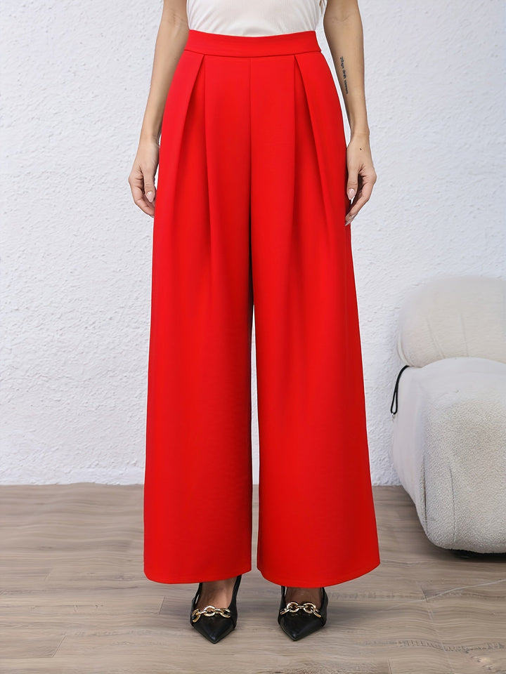 Claudia │ Women's Oversized Blazer And Wide Leg Trousers Two-Piece Set