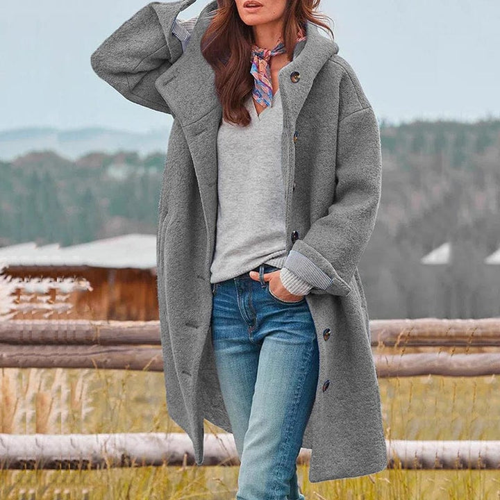 Josephine │ Women's Button Front Longline Coat