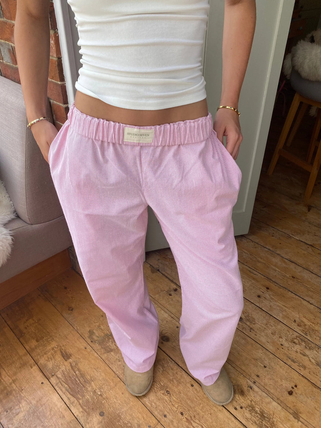 Lillian │ Women's Drawstring Waist Lounge Trousers