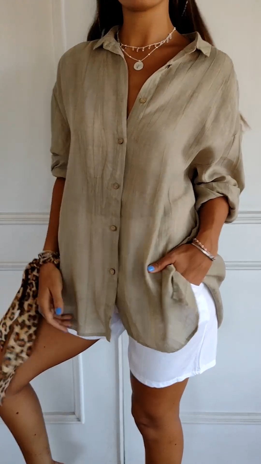 Refined Ladies' Shirt - Elena-Brown-S-State of Style